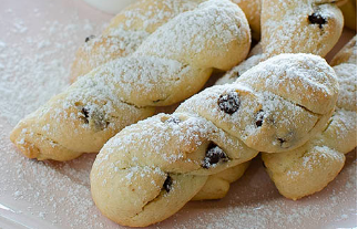 Biscoitos de chocolate sem manteiga