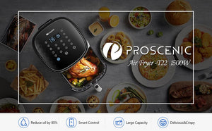 Proscenic T22 Friggitirca ad aria capacità  5 LT , potenza 1700 W , Smart Touch LCD